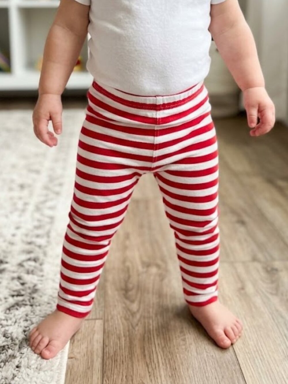 🐲3 FOR $9🦄 Wes and Willy Organic Striped Elastic Waist Pull On Leggings Pants